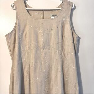 Linen/Rayon Blend Maxi Dress